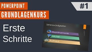 POWERPOINT Grundlagenkurs  professionelle PowerPoint Präsentation erstellen 2019 2016 2013 [upl. by Johnette]