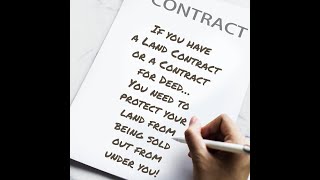 Affidavit of Equitable Interest for Contracts for Deed and Land Contracts [upl. by Ahsykal210]