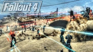 Legendary Brotherhood of Steel Paladin vs Legendary Synth Eradicator  Fallout 4 [upl. by Aivitnahs]