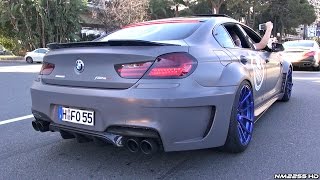 Widebody BMW 650i Gran Coupé Twin Turbo PPPerformance LOUD Sounds [upl. by Eninotna]