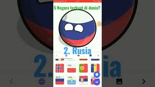 5 negara terkuat di dunia countryballs negara [upl. by Hermosa]