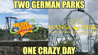 I Visited Hansa Park and Heide Park in One Day [upl. by Oralia]