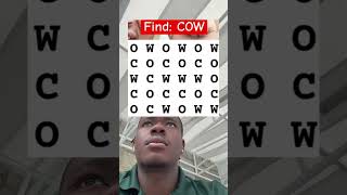 YOU CAN’T SPOT THE WORD COW [upl. by Shama]