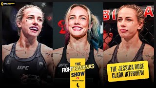 Jessica Rose Clark talks on her Fighting Career Future Boxing Options Gamebred BareKnuckle MMA [upl. by Liagibba]