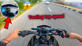 Testing Yamaha MT15 Top speed 😱  ye kya Hogya guys 😮 [upl. by Arraet]