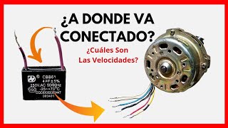 ⚠️Dónde Va El CAPACITOR DEL VENTILADOR  Identificación De Velocidades [upl. by Domash]