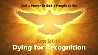 Dying for Recognition Gods Power in Gods People Series  Jason Zanski 101324 [upl. by Gaye]