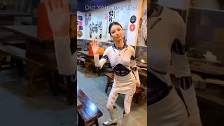 Is This A Robot  A Restaurant Delivers a Surprising Experience shortsvideo [upl. by Akenit550]