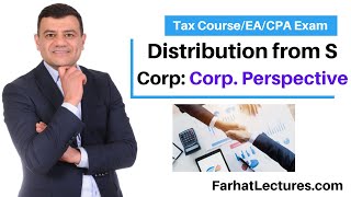 Distributions from S Corporation CPA Exam [upl. by Nolie]