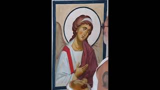 Painting Archangel Michael time  lapse [upl. by Herod]