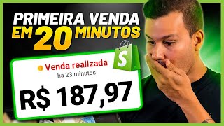 COMO FAZER SUA PRIMEIRA VENDA EM 20 MINUTOS DROPSHIPPING [upl. by Launamme]