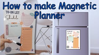 How to make Magnetic planner [upl. by Allesig961]