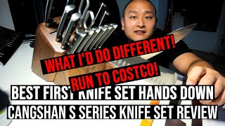 Best Budget Knife Set Ever Cangshan S Series 17pc Knife Set 6 Month Review  Lessons and Advice [upl. by Ipoillak]