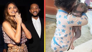 Chrissy Teigen and John Legend Introduce ANOTHER New Family Member [upl. by Namdor]