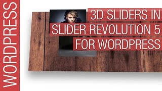 How To Create 3D Sliders in Wordpress Slider Revolution 5 for Beginners [upl. by Aicillyhp120]