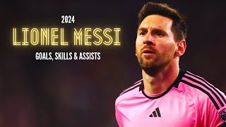 Lionel Messi  Amazing Skills 2024  Ready For Copa America [upl. by Ainoyek]