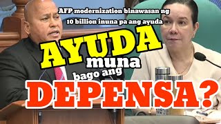 AFP modernization binawasan ng 10 billion nakakababa ng morale sa mga kasundaluhan [upl. by Anilak]