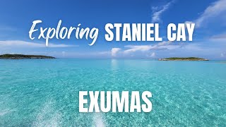 Exploring Staniel Cay in the Exumas Bahamas  Boating Journey [upl. by Sherl]