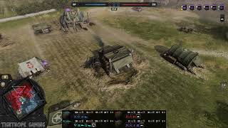 COH3 2v2 Dunkerque AK amp wilson WM vs DexN US amp Havoc US [upl. by Ahsinan48]