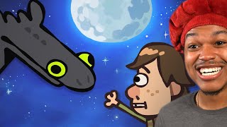 How To Train Your Dragon Cartoon Recap Reaction [upl. by Leiram]