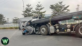 Tragic Extreme Dangerous Trucks Crashes Filmed Seconds Before Disaster You Wont Regret Watching [upl. by Cosmo]