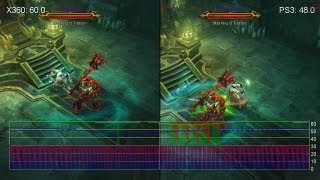 Diablo 3 Xbox 360 vs PlayStation 3 FrameRate Tests [upl. by Berry]