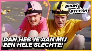 Racen op een industrieterrein  Bram vs Stefan [upl. by Reerg]