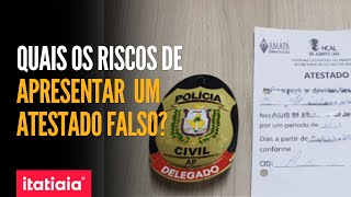 ATESTADO FALSO CORRESPONDE A 15 DE DENÚNCIAS CONTRA MÉDICOS ENTENDA [upl. by Renmus129]