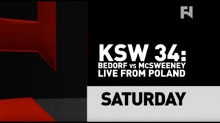 KSW 34 Bedorf vs McSweeney LIVE Sat March 5 on Fight Network [upl. by Elon187]