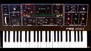 Moog Opus 3 Synthesizer Overview [upl. by Arbba311]