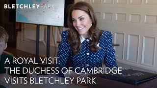 A Royal Visit  HRH The Duchess of Cambridge visits Bletchley Park [upl. by Leffert]