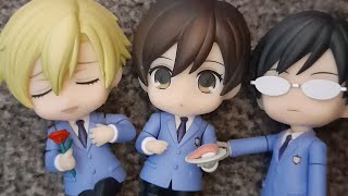 shojo sunday November looking at my Ouran nendoroids [upl. by Dnilasor]