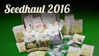 Seed Haul 2016  Gemüseanbau  Aussaat  Biosaatgut [upl. by Anikat336]