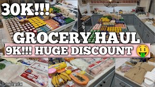 30K Huge Grocery Haul  9K Huge Discount 🤑  Monthly Grocery Haul for August  Lorelin Sia [upl. by Jayne]