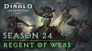 Diablo Immortal  Season 24 Battle Pass  Regent of Webs [upl. by Atrice]