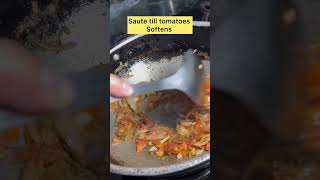 Quick and easy tomato rice recipe tomatorice tomatorecipe youtubeshorts viralvideo [upl. by Anaeg]