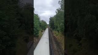 Class 465 departing Borough Green amp Wrotham view from the viaduct [upl. by Briggs]