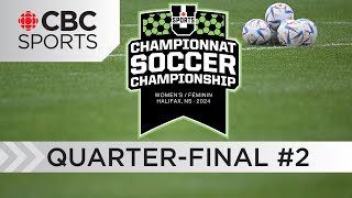 U Sports Womens Soccer Championship Quarterfinal  Victoria vs Ottawa  CBCSports [upl. by Yesrod]