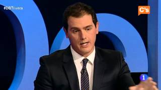 Cs  Albert Rivera Entrevistacoloquio en El Debate de TVE 10012014 [upl. by Marlane]