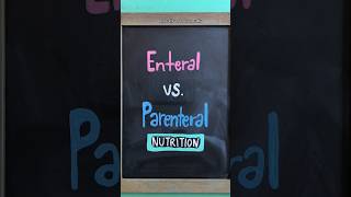 Enteral amp Parenteral Nutrition neet medicalnursing youtubeshorts shortsfeed nursingstudent [upl. by Cortie]