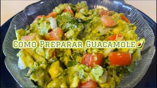 GUACAMOLE 🥑 RECETA FÁCIL Y RÁPIDA [upl. by Nelleoj969]