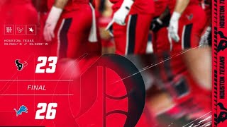 PÓSJOGO  LIONS 26 x 23 TEXANS  “TIME NÃO PONTUA NO SEGUNDO TEMPO” 🫠🤘🏻🏈 [upl. by Atla]