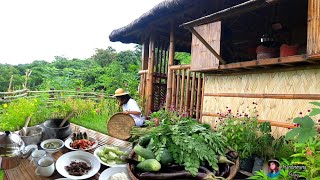 Simple Filipino breakfast on the farm [upl. by Ainer]