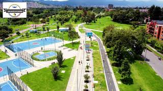 VOLANDO EN DRONE 4K  BOGOTA PARQUE POLIDEPORTIVO CIUDADELA COLSUBSIDIO [upl. by Eniluqaj]