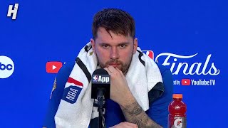 Luka Doncic talks the Finals loss FULL Postgame Interview 🎤 [upl. by Wendolyn]