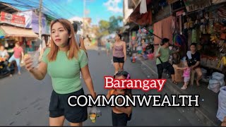 Barangay Commonwealth Walking Tour  Quezon City Philippines [upl. by Lalaj456]