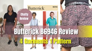 Butterick B6946 Pattern Review  4 Garments 1 Pattern [upl. by Enyamrahs]