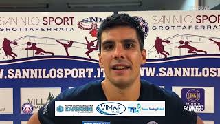 San Nilo Grottaferrata VS Fortitudo Scauri  Intervista a Marco Reali [upl. by Artur]