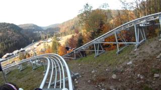 Luge Schlitte Mountain à La Bresse  Vosges 2011  GoPro HD [upl. by Fitzsimmons180]