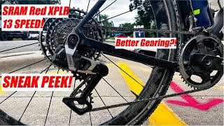 SRAM AXS XPLR 13 Speed Preview  Gear Ratios Frame compatibility [upl. by Loydie906]